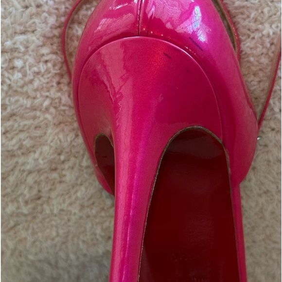 Christian Louboutin Peep-Toe Heels - Picture 11 of 13